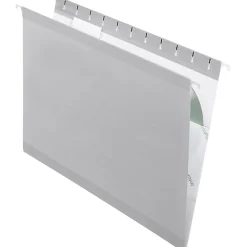 Pendaflex® Premium Reinforced Color Hanging File Folders, Legal Size, Gray, Pack Of 25 Folders