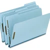 Pendaflex® Pressboard Expanding Folders, 1" Expansion, 8 1/2" x 14", Legal Size, Light Blue, Box Of 25 Folders
