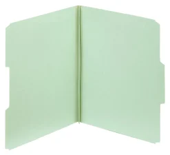 Pendaflex® Pressboard File Folders, 100% Recycled, Letter Size, Light Green, Box Of 25 Folders