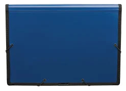Pendaflex® Professional Poly Expanding File, 13 Pockets, Letter Size, Metallic Blue