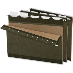 Pendaflex® Ready-Tab™ Reinforced Hanging Folders, With Lift Tab Technology, 1/5 Cut, Letter Size, Standard Green, Pack Of 25