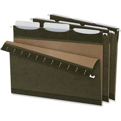 Pendaflex® Ready-Tab™ Reinforced Hanging Folders, With Lift Tab Technology, 1/3 Cut, Letter Size, Standard Green, Pack Of 25