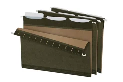 Pendaflex® Ready-Tab™ Reinforced Hanging Folders, With Lift Tab Technology, 1/3 Cut, Letter Size, Standard Green, Pack Of 25