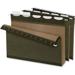 Pendaflex® Ready-Tab™ With Lift Tab Technology Reinforced Box-Bottom Hanging Folders, Letter Size, Standard Green, Pack Of 20
