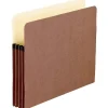 Pendaflex® Redrope Expandable File Pockets, 3 1/2" Expansion, Letter Size, Brown, Pack Of 25