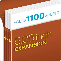 Pendaflex® Redrope Standard Expansion Wallets, 5 1/4