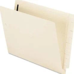 Pendaflex® Smart Shield™ End-Tab Fastener Folders, Letter Size, Manila, Pack Of 50 Folders