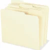 Pendaflex® Smart Shield™ File Folders, Letter Size, Manila, 1/3 Cut Tabs, Box of 100