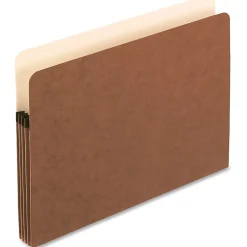 Pendaflex® Standard File Pockets, 3 1/2" Expansion, Letter Size, Redrope, Box Of 25 Pockets