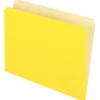 Pendaflex® Straight-Cut Color File Folders, Letter Size, Yellow, Box Of 100