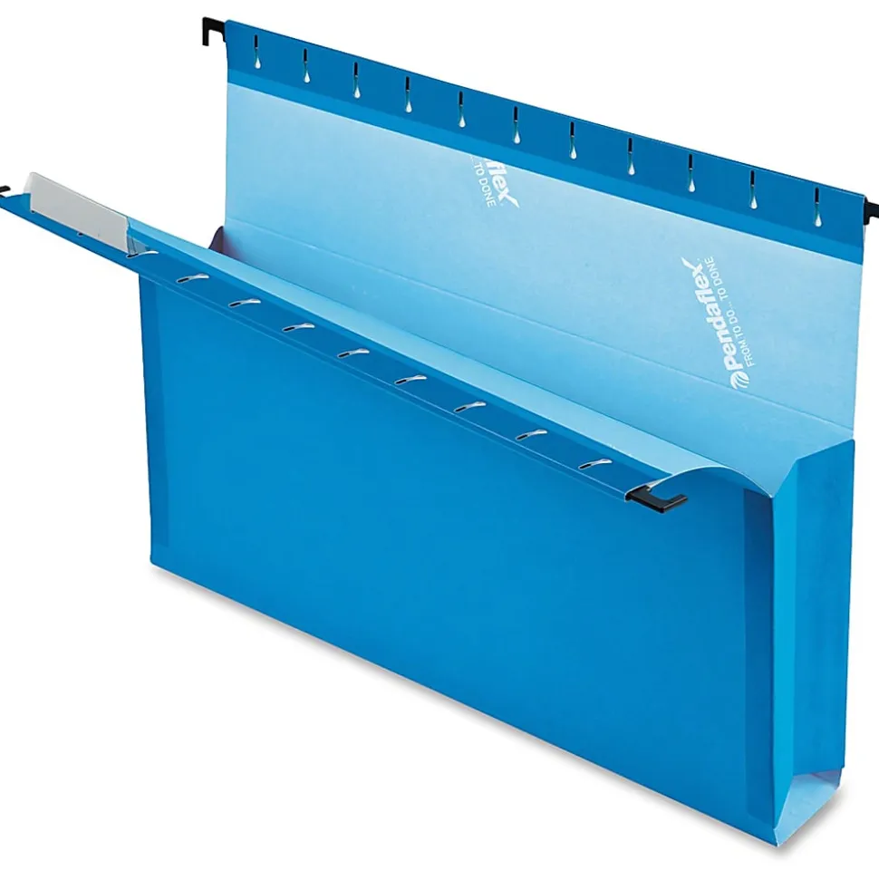 Pendaflex® SureHook® Pocket Reinforced Box Files, 2" Expansion, Legal Size, Blue, Pack Of 25