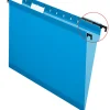 Pendaflex® SureHook™ Reinforced Hanging Folders, 1/5-Cut, Letter Size, Blue, Box Of 20