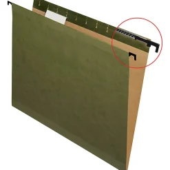 Pendaflex® SureHook® Technology Hanging File Folders, Letter Size, Green, Box Of 20 Folders