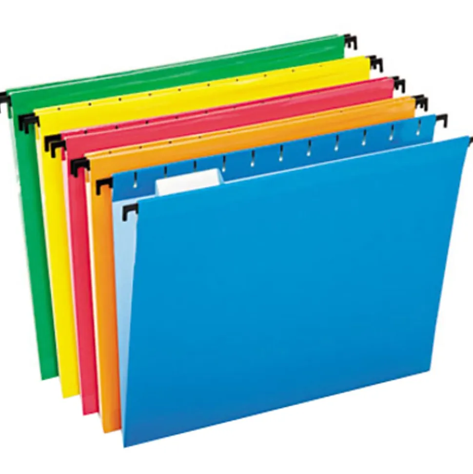 Pendaflex® SureHook® Technology Hanging File Folders, Letter Size, Assorted Colors, Box Of 20 Folders