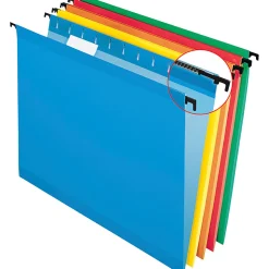 Pendaflex® SureHook® Technology Hanging File Folders, Letter Size, Assorted Colors, Box Of 20 Folders