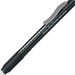 Pentel® Clic Erasers®, Black Barrel, Pack Of 12