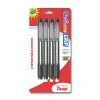 Pentel® Clic Erasers®, Black Barrel, Pack Of 4