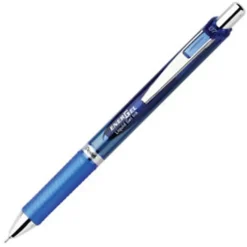 PentelĀ® EnerGelĀ® Deluxe RTX Retractable Pens, Needle Point, 0.5 mm, Assorted Barrels, Blue Ink, Pack Of 3