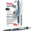 Pentel® EnerGel™ Deluxe RTX Retractable Pen, Needle Point, 0.7 mm, Assorted Barrels, Black Ink