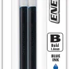 Pentel® EnerGel Liquid Gel Pen Refills, Bold Point, 1.0 mm, Blue Ink, Pack Of 2 Refills