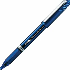 Pentel® EnerGel™ NV Liquid Gel Pens, Fine Point, 0.5mm, Blue Ink, Pack Of 12 Pens