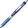 Pentel® EnerGel® RTX Liquid Gel Pen, Medium Point, 0.7 mm, Silver Barrel, Blue Ink