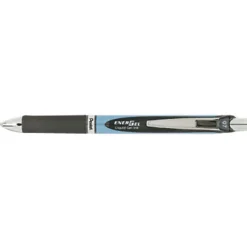 Pentel® EnerGel® RTX Liquid Gel Pen, Medium Point, 0.7 mm, Blue Barrel, Black Ink