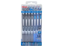 Pentel® EnerGel™ RTX Retractable Liquid Gel Pens, 14pk, Medium Point, 0.7mm, Assorted, BL77PC14AC
