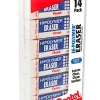 Pentel® Hi-Polymer Block Eraser, White, Pack Of 14