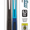 Pentel® Quicker Clicker™ Mechanical Pencil, 0.5mm, #2 Lead, Assorted Barrel, Pack Of 2