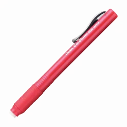 Pentel Rubber Grip Clic Eraser - Lead Pencil - Refillable - Pen - Retractable, Latex-free Grip, Pocket Clip, Ghost Resistant, No - ZE22B