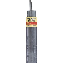 Pentel® Super Hi-Polymer® Leads, 0.5 mm, F, Medium, 12 Leads Per Tube