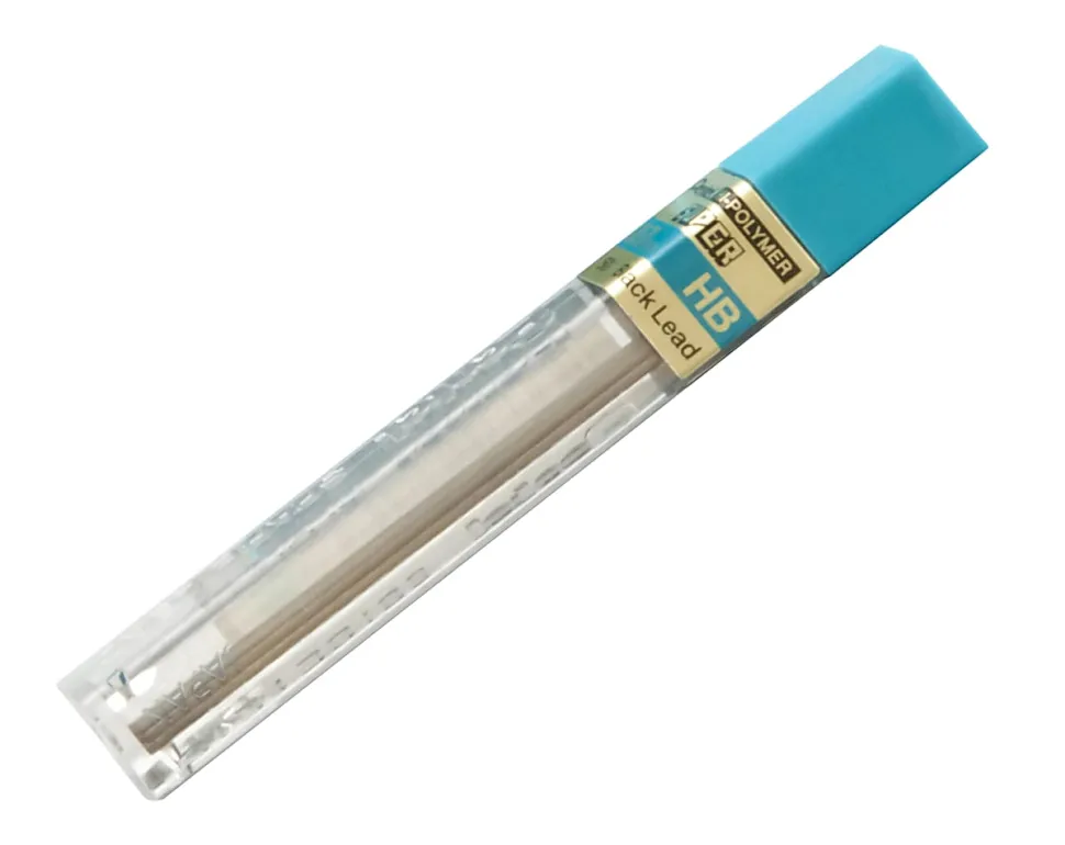 Pentel® Super Hi-Polymer® Leads, 0.7 mm, HB, 12 Leads Per Tube