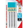 Pentel® Super Hi-Polymer Medium Line Lead Refills, 0.7 mm, H Hardness, Pack Of 36