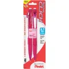 Pentel® Twist-Erase Pink Click Mechanical Pencils, #2 Lead, 0.7 mm, Refillable, Pink Barrel, Pack Of 2