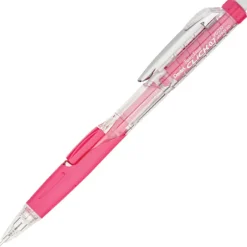 Pentel® Twist-Erase Pink Click Mechanical Pencils, #2 Lead, 0.7 mm, Refillable, Pink Barrel, Pack Of 2