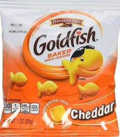 Pepperidge Farm Goldfish Baked Cheddar Cheese Crackers, 1.2 Oz