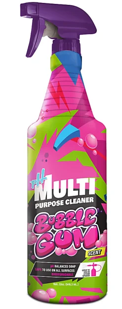 pH Chemicals pH Multipurpose Cleaner, Bubble Gum, 32 Oz