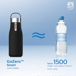 Philips UV Smart Bottle, 20 Oz, Black
