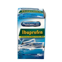 PhysiciansCare Ibuprofen Single Dose Packets, 2 Tablets Per Box, Box of 125 Packets