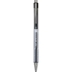 Pilot® Better™ Retractable Ballpoint Pens, Fine Point, 0.7 mm, Translucent Black Barrel, Black Ink, Pack Of 12