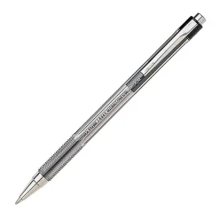 Pilot® Better™ Retractable Ballpoint Pens, Medium Point, 1.0 mm, Translucent Black Barrel, Black Ink, Pack Of 12 Pens