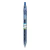 Pilot® "Bottle to Pen" B2P Retractable Gel Pens, Fine Point, 0.7 mm, 89% Recycled, Translucent Barrel, Blue Ink, Pack Of 12