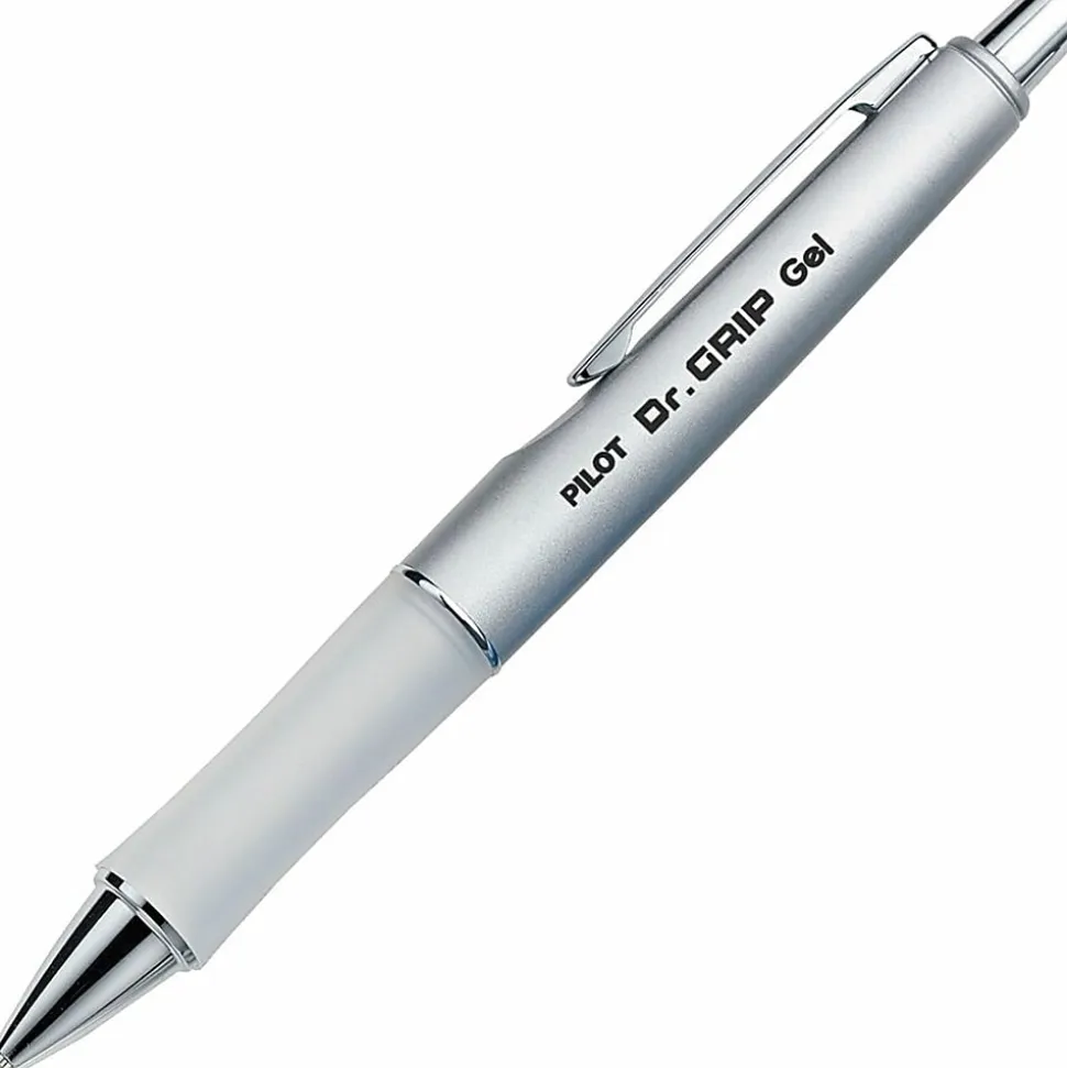 Pilot® Dr. Grip™ LTD Gel Rollerball Pen, Fine Point, 0.7 mm, Assorted Barrels, Black Ink