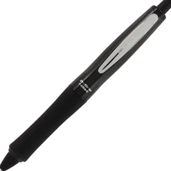 Pilot® Dr. Grip™ Retractable Ballpoint Pen, Medium Point, 1.0 mm, Black Barrel, Black Ink