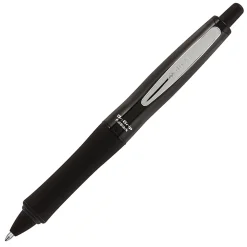 Pilot® Dr. Grip™ Retractable Ballpoint Pen, Medium Point, 1.0 mm, Black Barrel, Black Ink