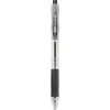 Pilot® EasyTouch Retractable Ballpoint Pens, Fine Point, 0.7 mm, Clear Barrel, Black Ink, Pack Of 12