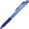 Pilot® FriXion® Ball Clicker Erasable Retractable Gel Pens, Pack of 12, Extra Fine Point, 0.5 mm, Blue Barrel, Blue Ink