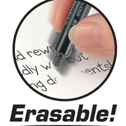 Pilot® FriXion® Ball Clicker Erasable Retractable Gel Pens, Pack of 12, Fine Point, 0.7 mm, Navy Blue Barrel, Navy Blue Ink
