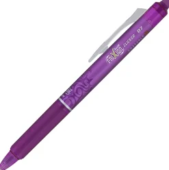 Pilot® FriXion® Ball Clicker Erasable Retractable Gel Pens, Pack of 3, Fine Point, 0.7mm, Assorted Barrels, Assorted Ink
